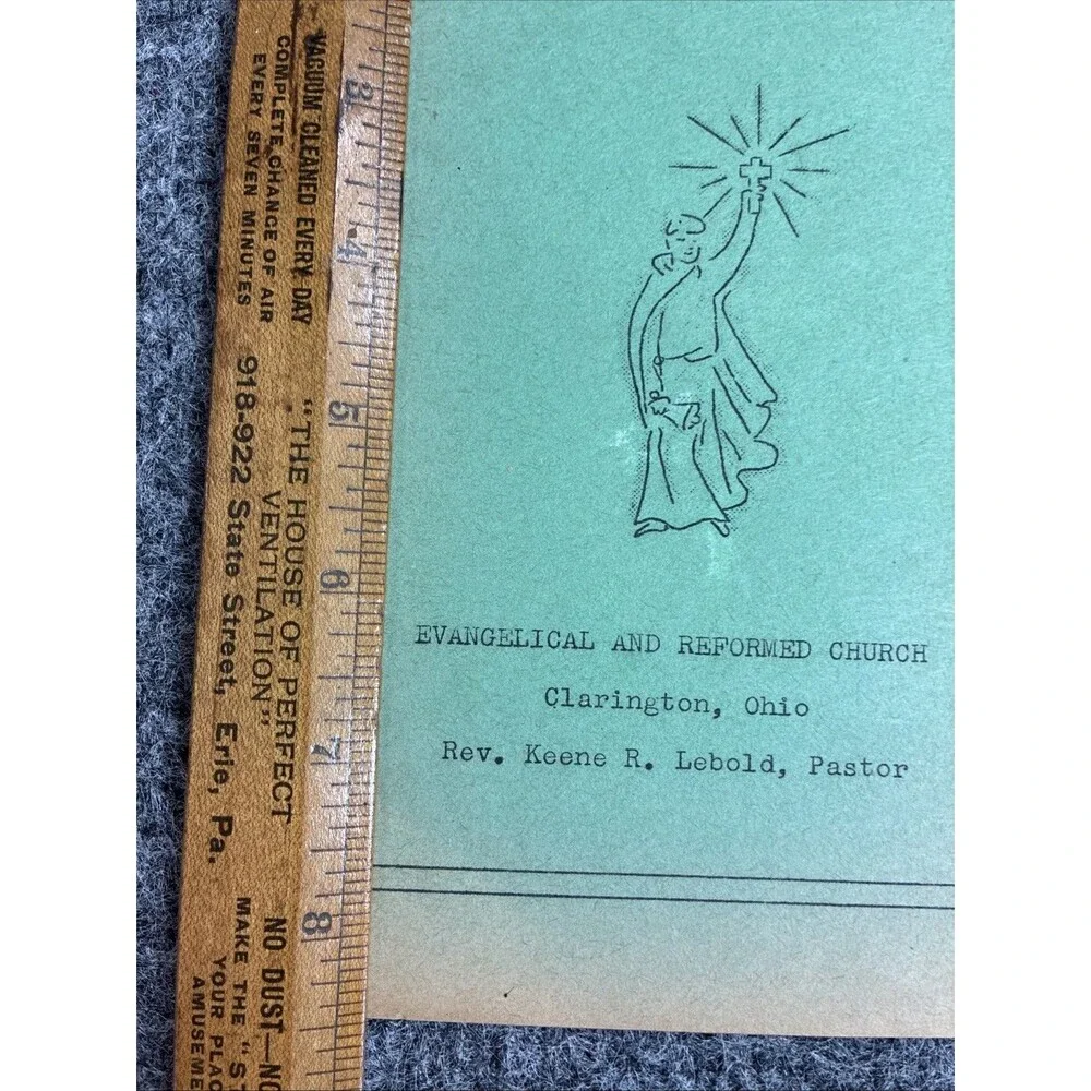 The Call Clarington OH Church Newsletter Evangelical Reformed Mimeograph 1953 #1